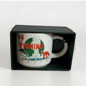 WYOMING Starbucks NEW -2 oz. DISCOVERY Series MINI Cup/Ornament NIB and rare